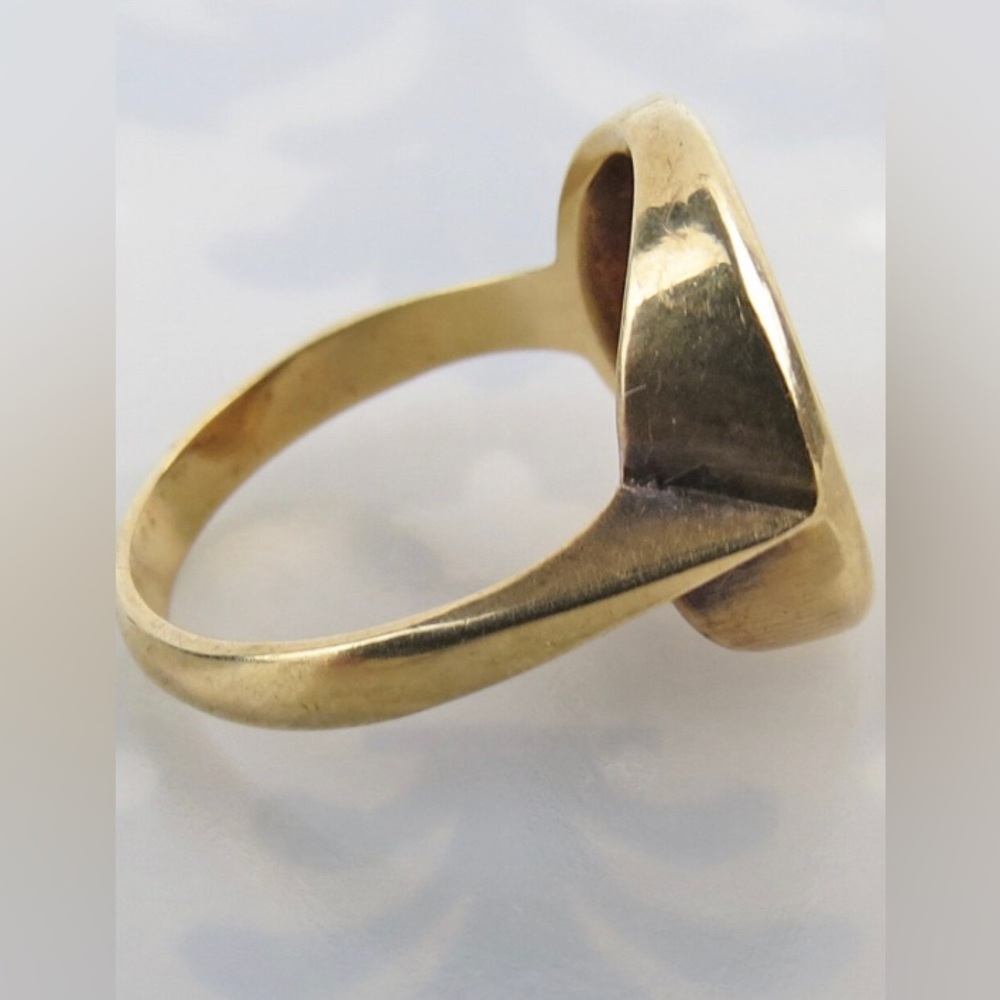 AMAZING VINTAGE ESTATE AUTHENTIC 22K DOS PESOS COIN RING IN 14K BEZEL- SIZE 4.5 - Picture 10 of 15